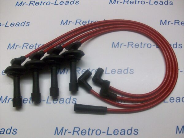 Red 8mm Performance Ignition Leads Fits Subaru Impreza 2.0 Turbo Wrx Sti Ra Type