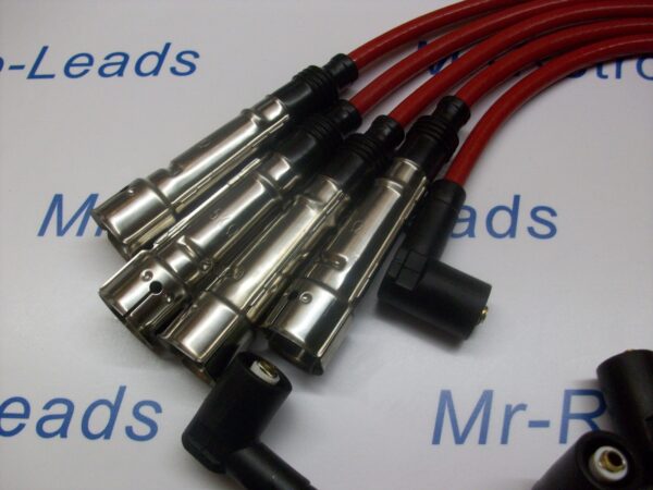 Red 8mm Performance Ignition Leads For Transporter Box 2.0 T25 Camper Quality