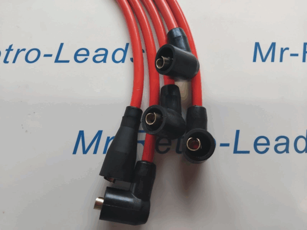 Red 8mm Performance Ignition Leads For Saab 96 V4  1965   1980 Quality Leads