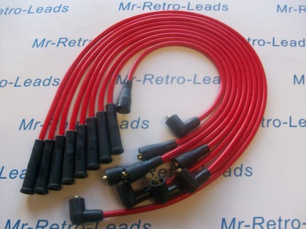 Red 8mm Performance Ignition Leads For Tvr Griffith 500 V8 Built To Order