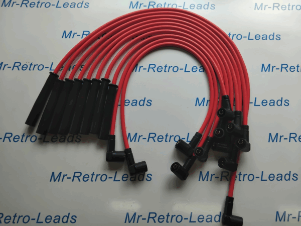 Red 8mm Performance Ignition Leads For The Nsu Tt V8 Engine Quality Hand Built
