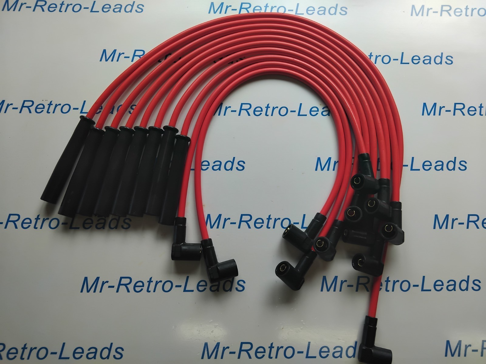 Red 8mm Performance Ignition Leads For The Nsu Tt V8 Engine Quality Hand Built