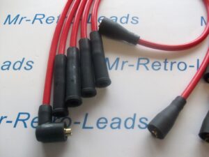 Red 8mm Performance Ignition Leads Escort Mk1 2 Mexico 1.6 Sport Capri Mk1 Ht