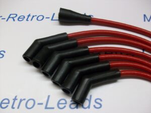 Red 8mm Performance Ignition Leads Triumph Tr5 Tr6 Gt6 Show Quality. Hand Built