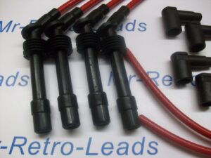 Red 8mm Performance Ignition Lead Kit C20xe 2.0 Astra Cavalier Ideal For Racing