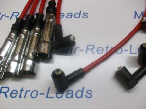 Red 8mm Performance Ignition Leads Golf G60 Jetta 1.6 1.8 Gti Quality Ht Leads
