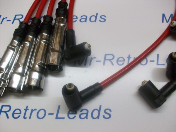 Red 8mm Performance Ignition Leads Golf G60 Jetta 1.6 1.8 Gti Quality Ht Leads