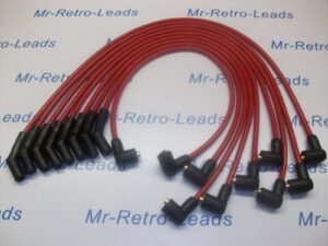 Red 8mm Performance Ignition Leads For Tiger Sunbeam V8 Quality Hand Built Leads