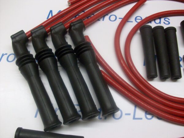 Red 8mm Performance Ignition Lead Kit For 309 405 1.9 Mi16 16v Bx19 16v Quality