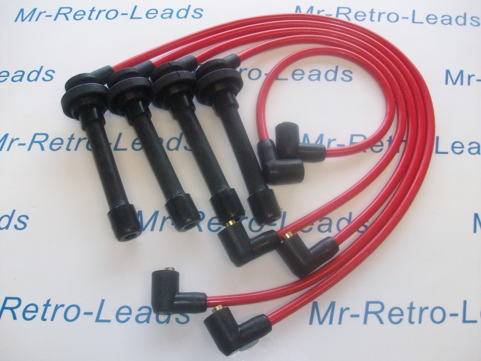 Red 8mm Performance Ignition Leads For The Primera Gt Gti Sunny Gtir Pulsar