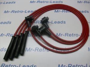 Red 8mm Performance Ignition Leads For The Fiesta Mkiv 1.3i 1.3 1.0 Quality Ht
