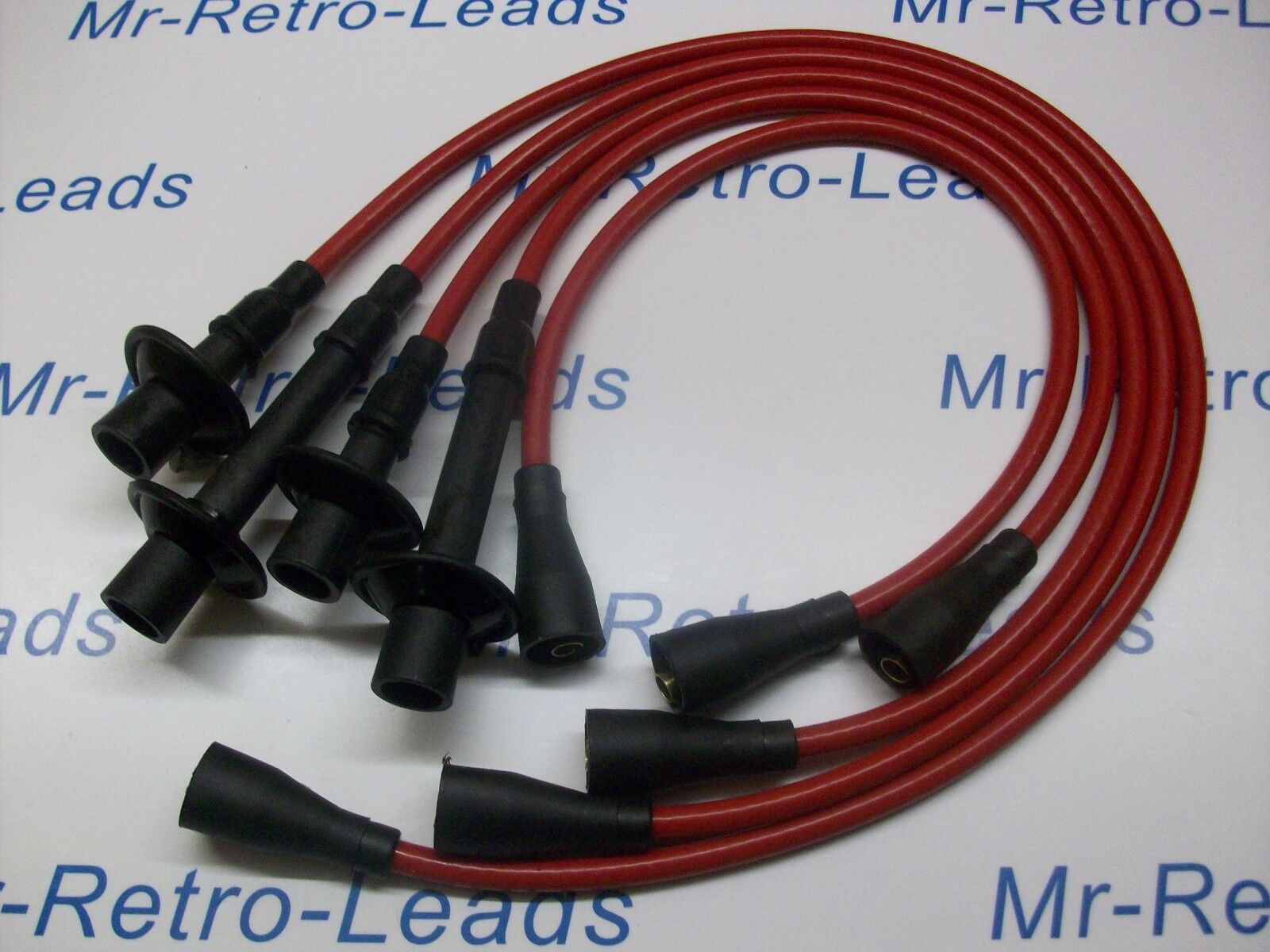 Red 8mm Performance Ignition Leads Will Fit.  T2 Bay T25 Camper 1700 1800 2000