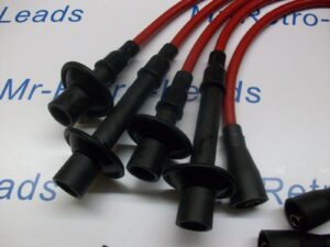Red 8mm Performance Ignition Leads Will Fit.  T2 Bay T25 Camper 1700 1800 2000