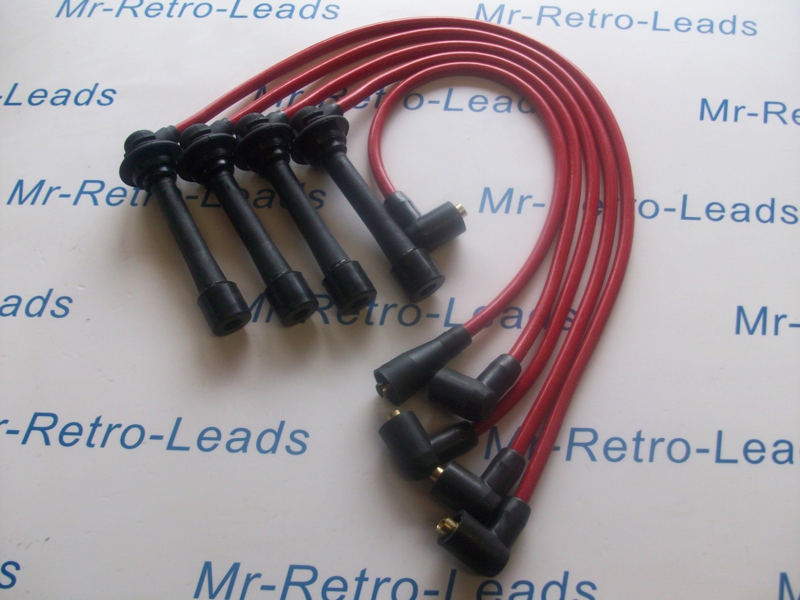 Red 8mm Performance Ignition Leads For The 323 Turbo Mx-3 Mx-5 Xedos 6 Quality