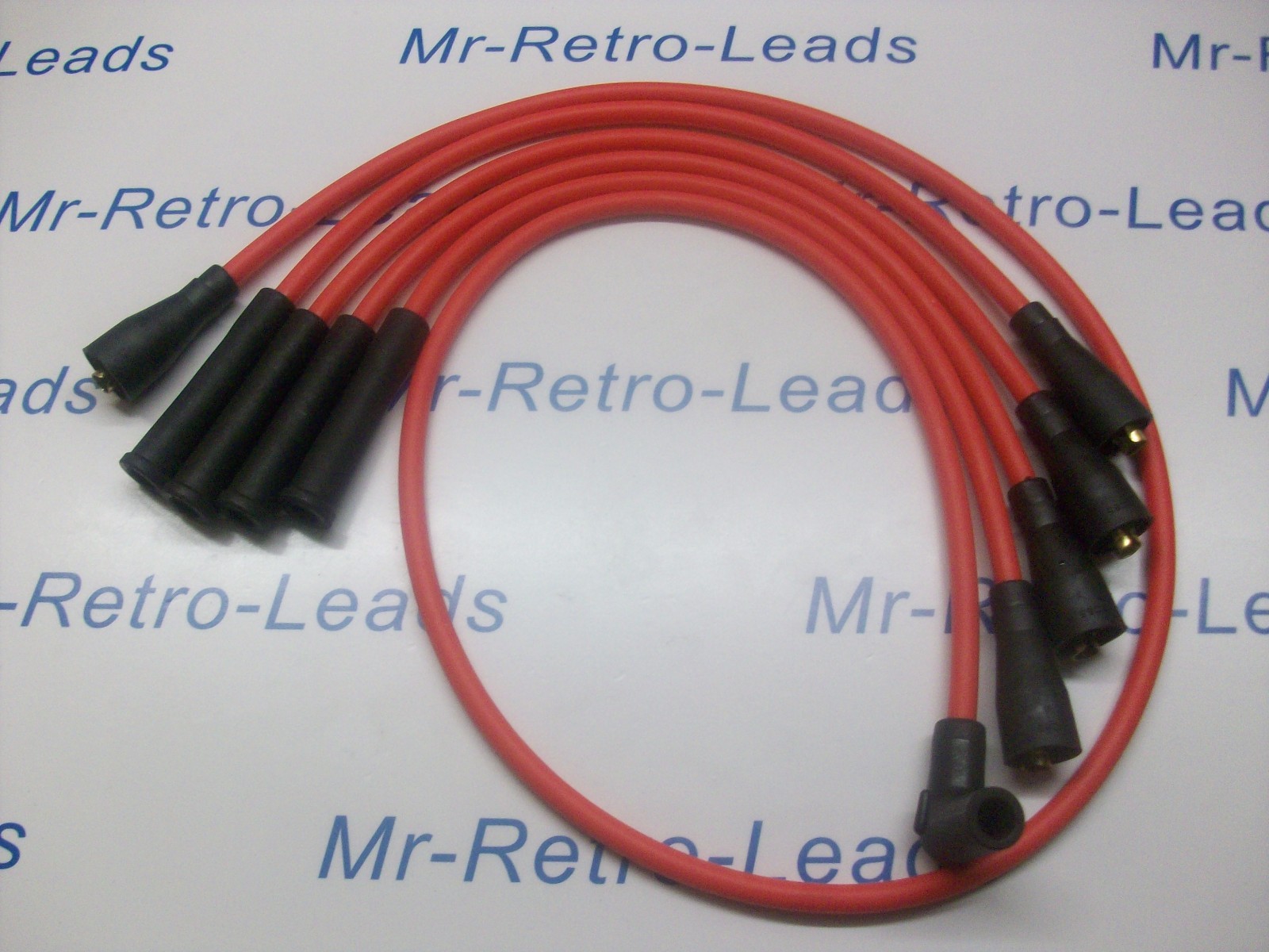 Red 8mm Performance Ignition Leads For The Renault 5 Gt Turbo Quality Ht Leads