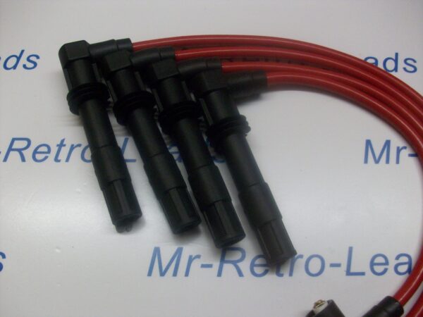 Red 8mm Performance Ignition Leads For Leaon Toledo 1.4 1.6 16v Quality Ht Leads