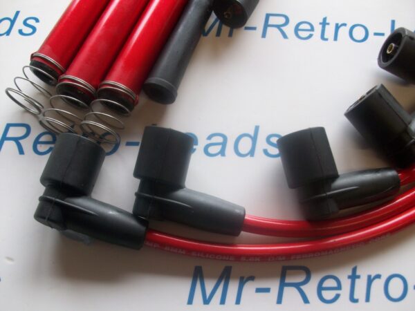 Red 8mm Performance Ignition Leads For The Vauxhall Nova 1.2i Ideal For Racing