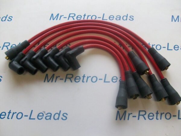 Red 8mm Performance Ignition Leads Mg Mgc Gt 6 Cylinder Quality Hand Built Leads