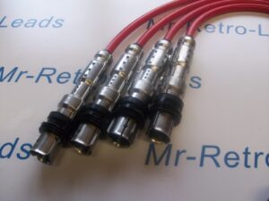 Red 8mm Performance Ignition Leads For Ibiza Seat Leon Altea 1.2 Tfsi Tsi Ht