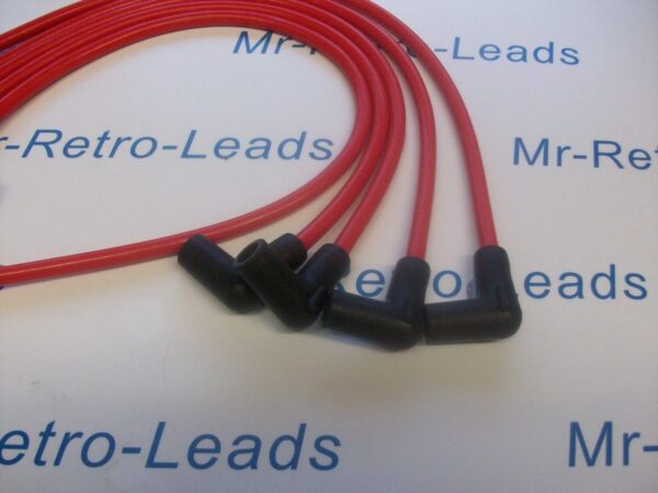Red 8mm Performance Ignition Leads Fits The Wrangler Jeep Cj7 2.5 4-cyl Quality