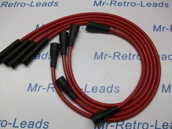 Red 8mm Performance Ignition Leads For The Escort Rs1600 Xr3 Xr3i Fiesta Xr2 Ht