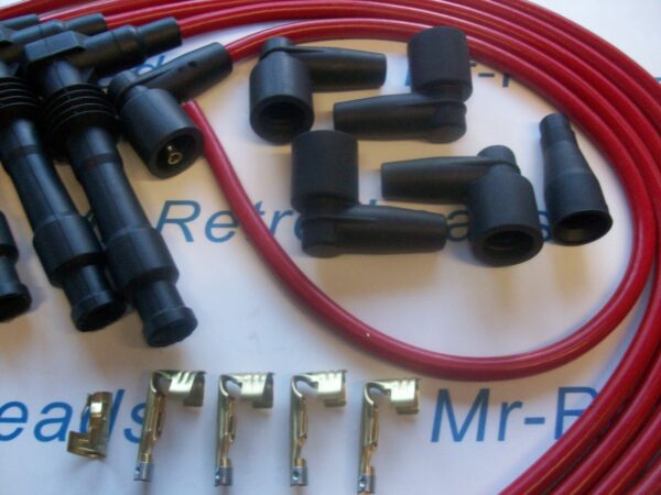 Red 8mm Performance Ignition Lead Kit C20let C20xe Cavalier Calibra Quality Ht