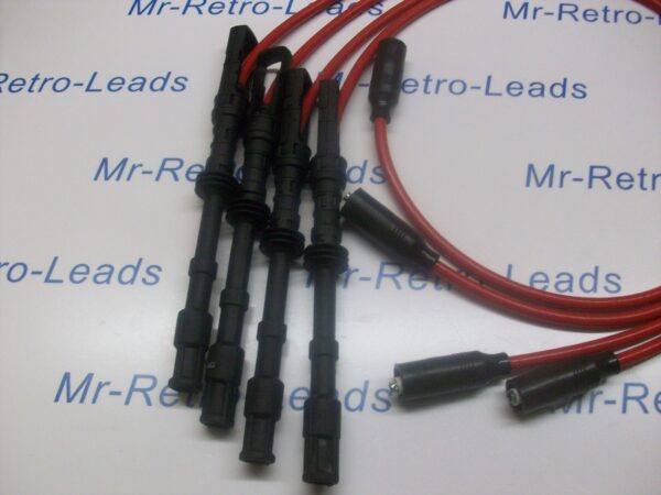 Red 8mm Performance Ignition Leads Golf Mkiv 1.8 4motion Audi Leon Bora Quality