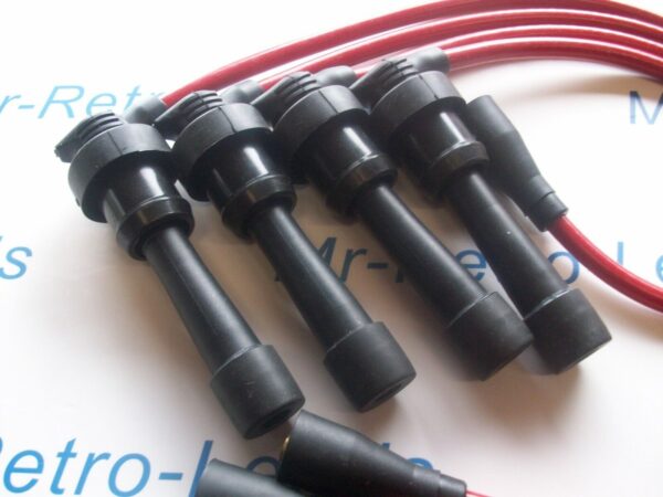 Red 8mm Performance Ignition Leads Will Fit Mitsubishi Galant Lancer Gsr Vr-4 Ht