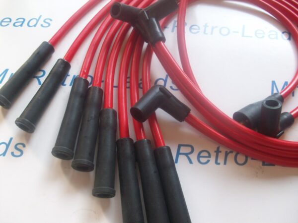 Red 8mm Performance Ignition Leads Mopar Chevrolet Small Block Hei Quality.