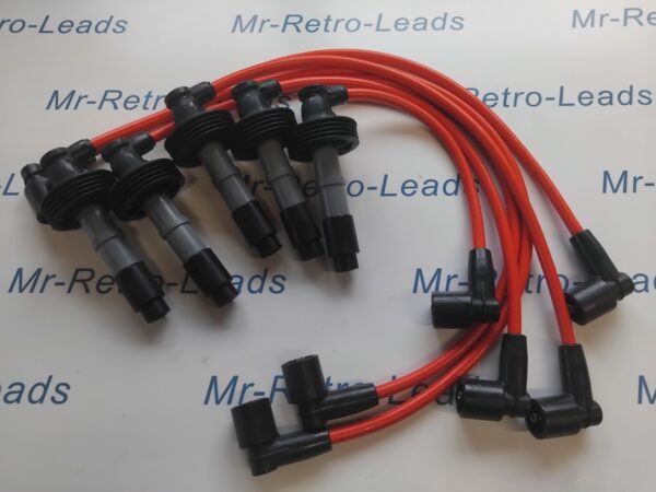 Red 8mm Performance Ignition Leads 850 20v S70 V70 2.0   2.5 C70 2.0   2.5 20v