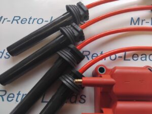 Red Coil Pack 8.5mm Performance Ignition Leads Mini Cooper S R50 R52 R53 R56 R57