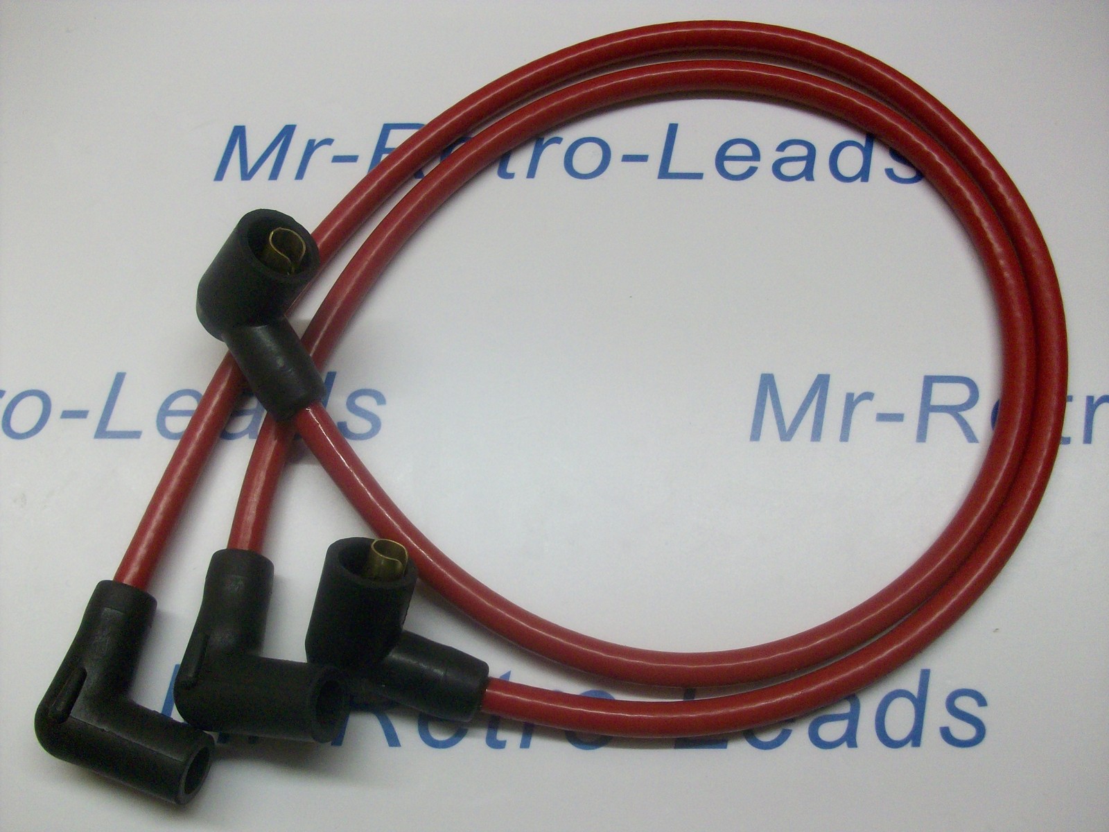 Red Performance Ignition Leads For T140 Bonneville T120 Tr7 Tr6 1971   83