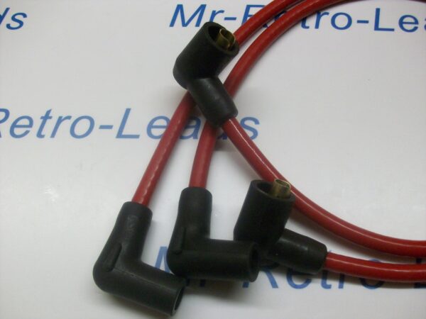 Red Performance Ignition Leads For T140 Bonneville T120 Tr7 Tr6 1971   83