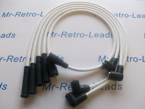 White 8mm Ignition Leads To Fit Escort Mk4 Mk3 Mk2 Rs Turbo Fiesta Mk2 Orion Mk2