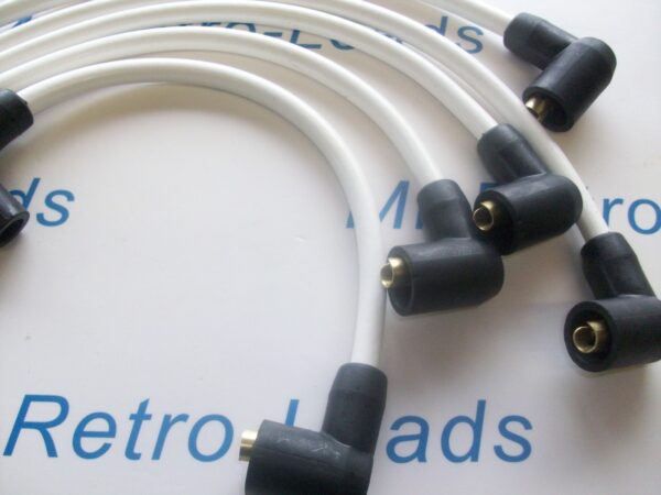 White 8mm Performance Ignition Leads Classic Mini Cooper S Sprite Midget Quality