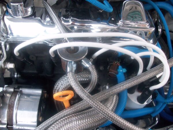 White 8mm Performance Ignition Leads Golf Mk1 Gti  M4 Fitment Cap Pin Quality Ht