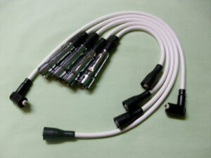 White 8mm Performance Ignition Leads Golf Mk1 Gti  M4 Fitment Cap Pin Quality Ht