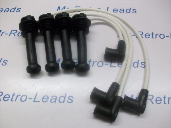 White 8mm Performance Ignition Leads For The Focus St170 1.8 2.0 16v 1998 2004
