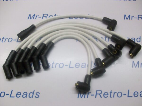 White 8mm Performance Ignition Leads Triumph Tr6 Tr5 Gt6 Hand Built Quality Ht..
