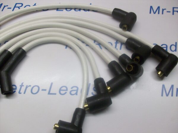White 8mm Performance Ignition Leads Triumph Tr6 Tr5 Gt6 Hand Built Quality Ht..