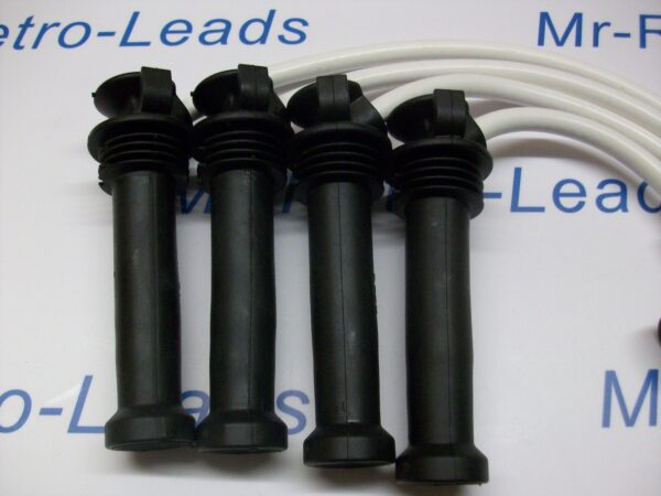 White 8mm Performance Ignition Leads For The Fiesta St150  Mk6 Vi Quality Ht