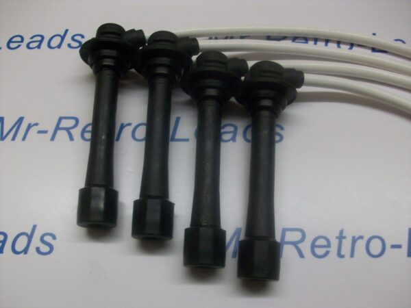 White 8mm Performance Ignition Leads For The Mx5 Mk1 Mk2 1.6 1.8 Eunos Quality
