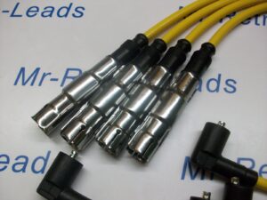 Yellow 7mm Performance Ignition Leads Golf Polo Lupo 1.0 1.4 Quality Ht Leads