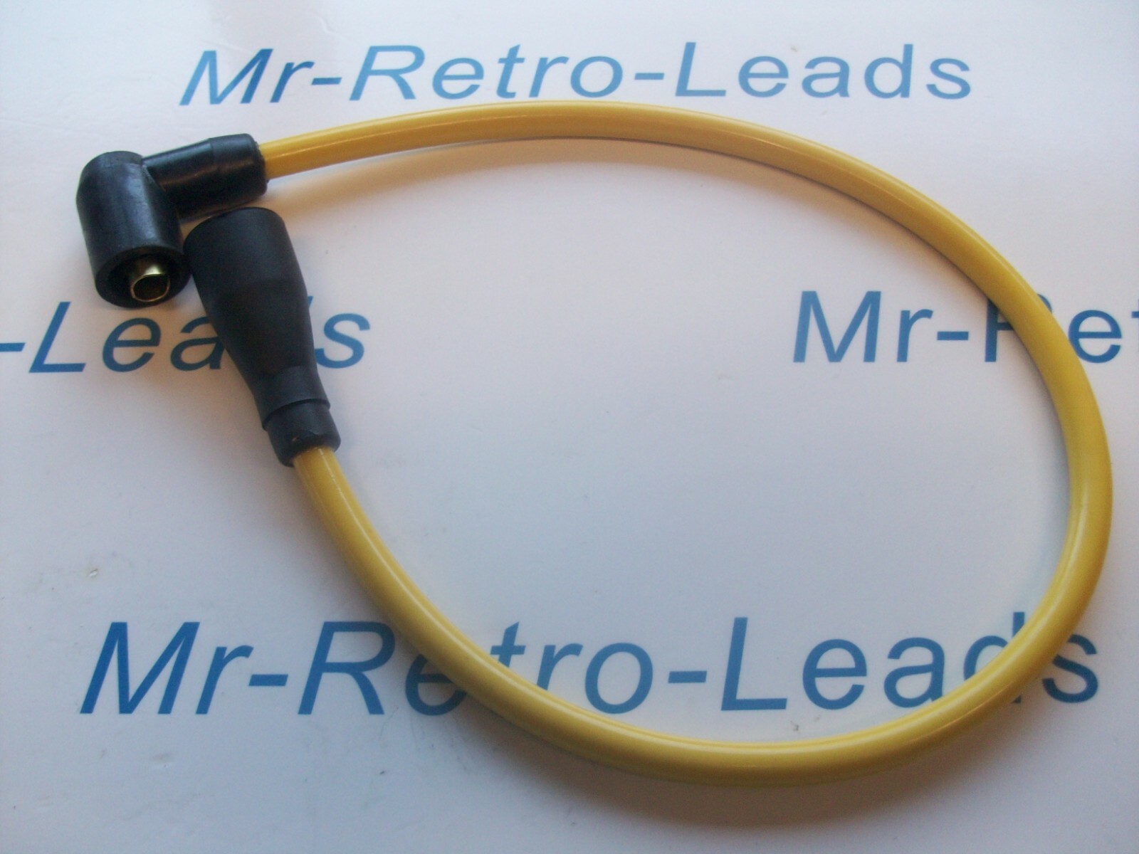 Yellow 8mm 20" Inche Extra Long Ignition Coil Lead Ht Cars From  50s / 70s  More