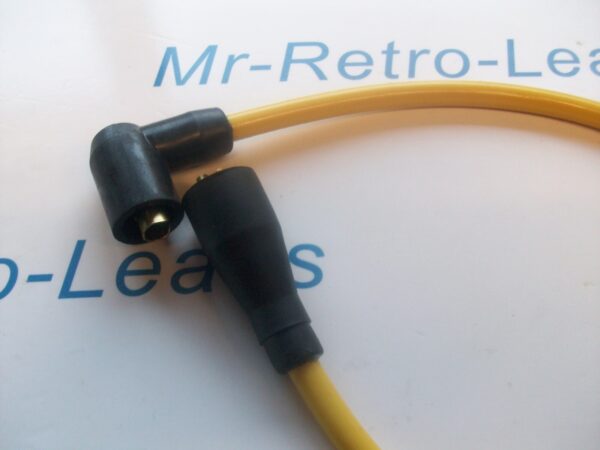 Yellow 8mm 20" Inche Extra Long Ignition Coil Lead Ht Cars From  50s / 70s  More