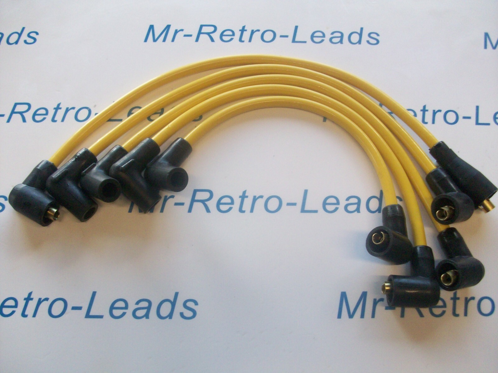 Yellow 8mm Performance Ignition Leads Mgb 1974 > 1981 Quality Hand Built Leads