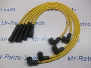 Yellow 8mm Performance Ignition Leads For Nova 1.3 1.4 Din Distributor Quality