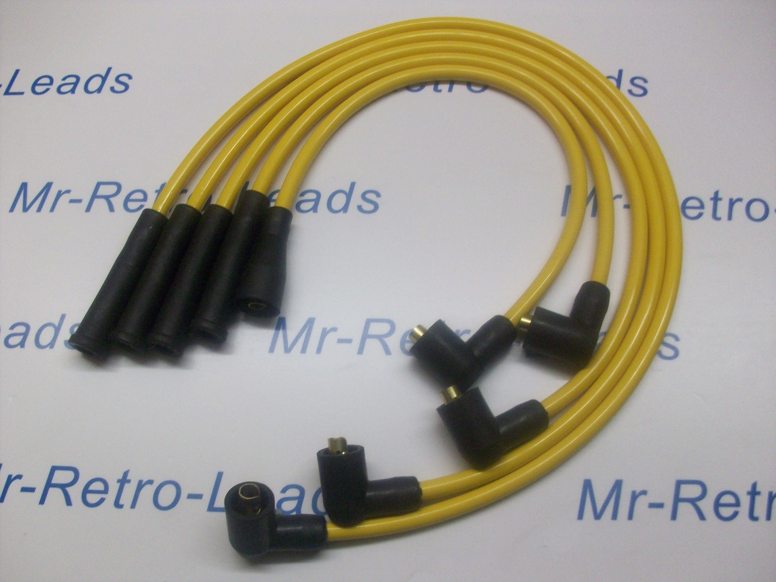 Yellow 8mm Performance Ignition Leads For Nova 1.3 1.4 Din Distributor Quality