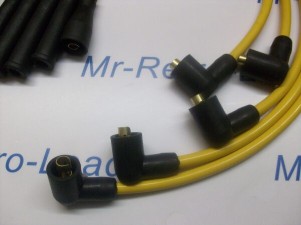 Yellow 8mm Performance Ignition Leads For Nova 1.3 1.4 Din Distributor Quality