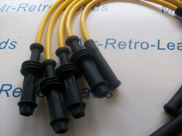 Yellow 8mm Performance Ignition Leads For Ax C15 Zx 106 205 Quality Ht Leads